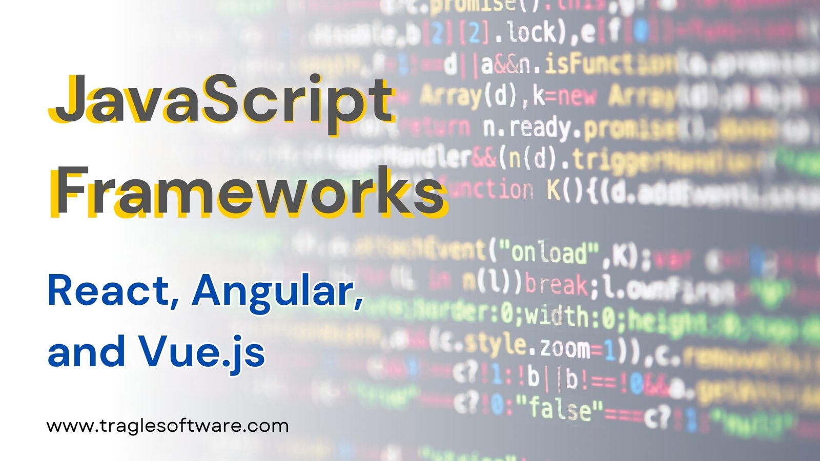 JavaScript Frameworks infographic